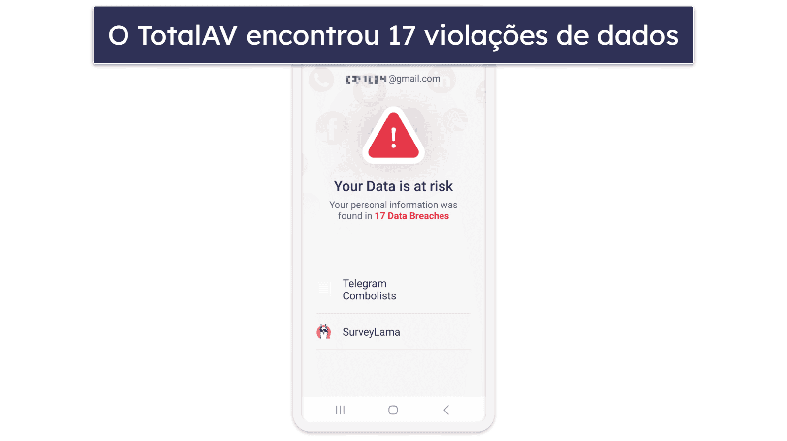 🥈2. TotalAV — Fácil de usar com boa varredura de violação de dados