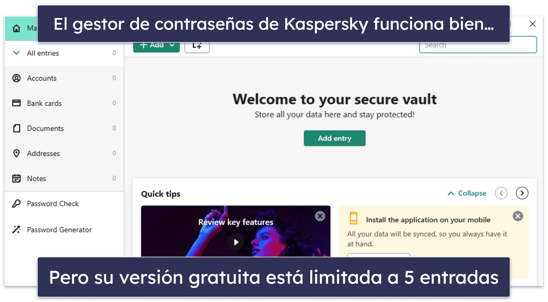 6. Kaspersky Free: buena gama de funciones gratuitas