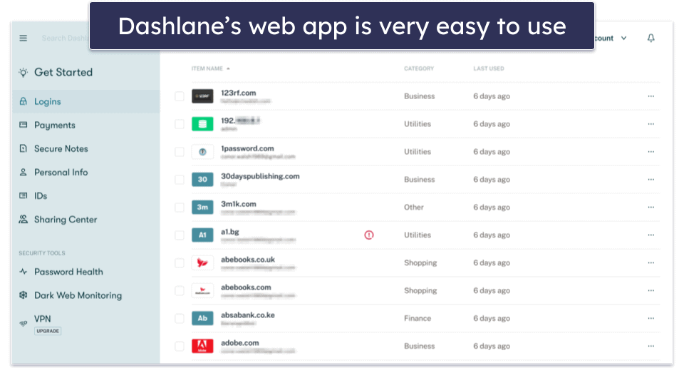 🥇1. Dashlane — Best Overall Free Password Manager in 2024