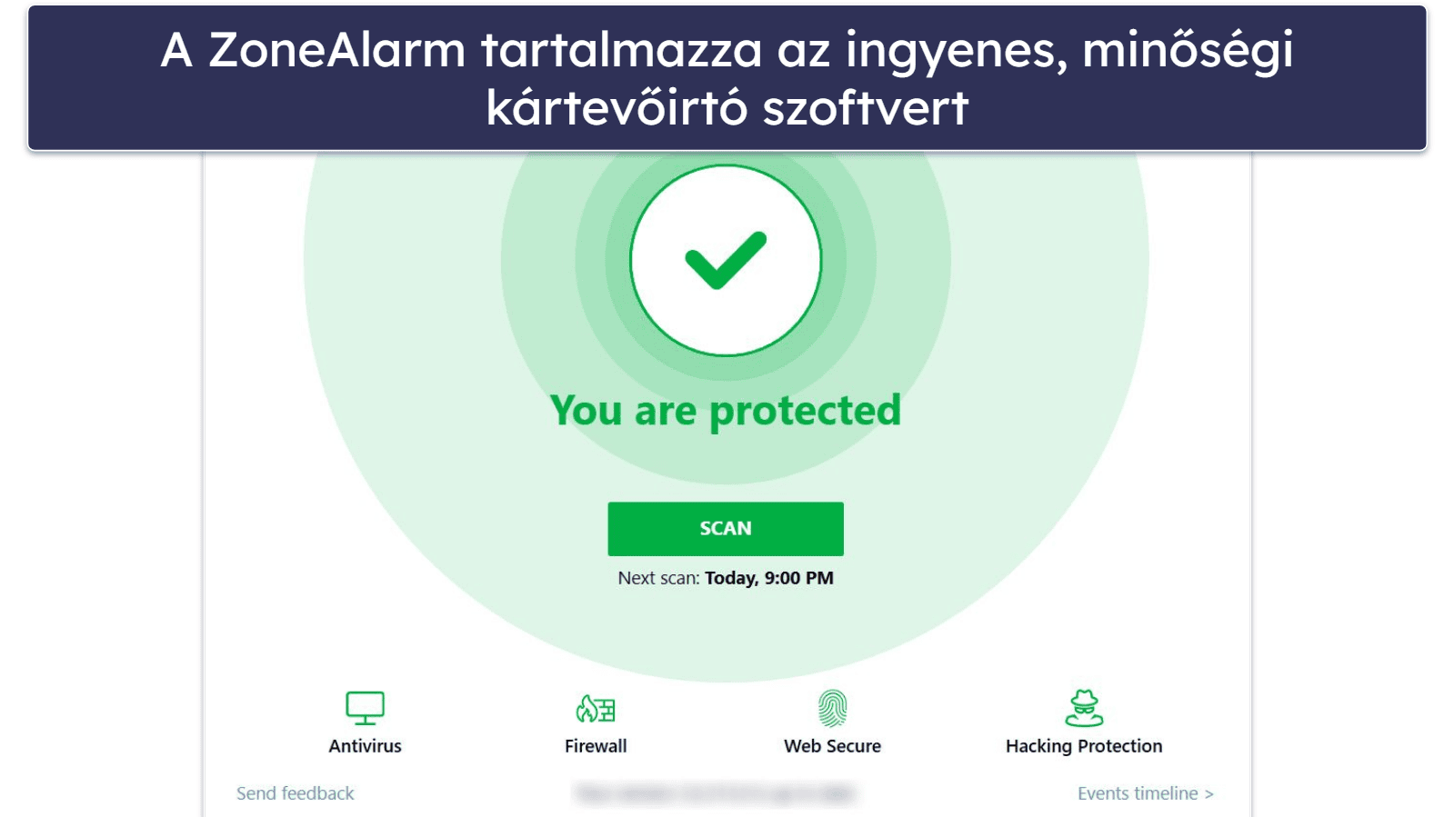 9. ZoneAlarm — Hatékony kártevőirtó ingyenes tűzfallal