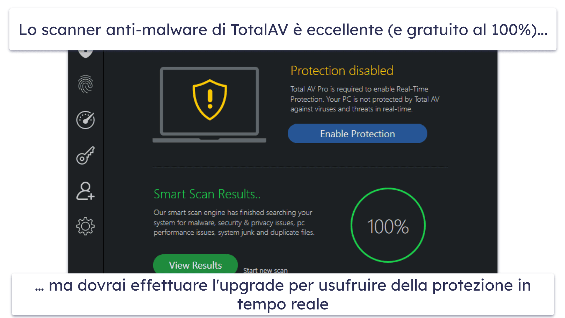 4. TotalAV Free Antivirus – L’antivirus gratis più intuitivo