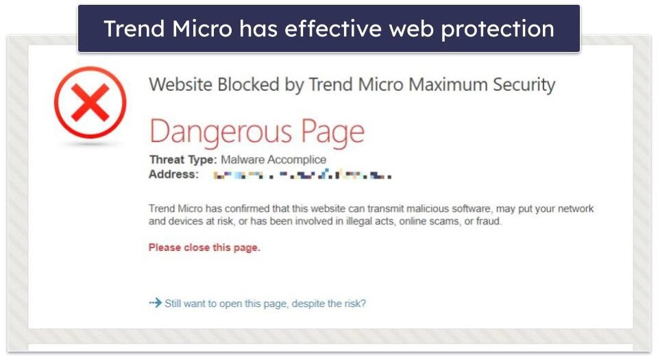 9. Trend Micro — Good Phishing Protection