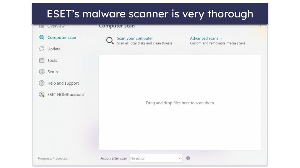 10. ESET — Advanced Malware Detection &amp; Anti-Theft Tools