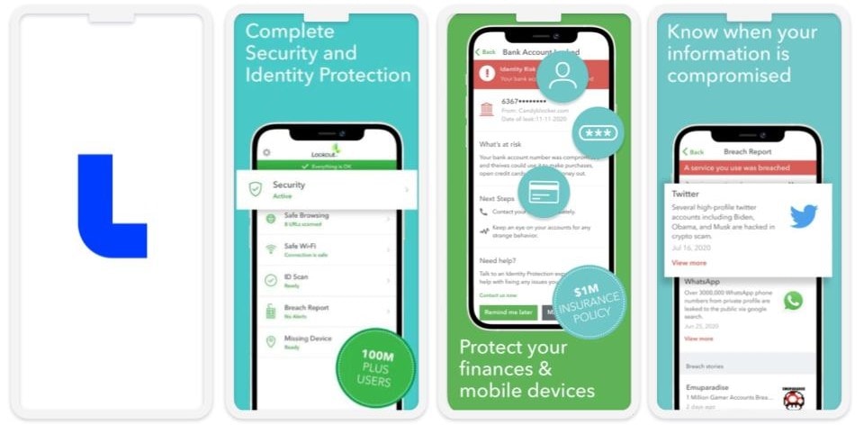 8. Lookout Life Mobile Security for iOS — Good Breach Monitoring &amp; Anti-Theft Tools