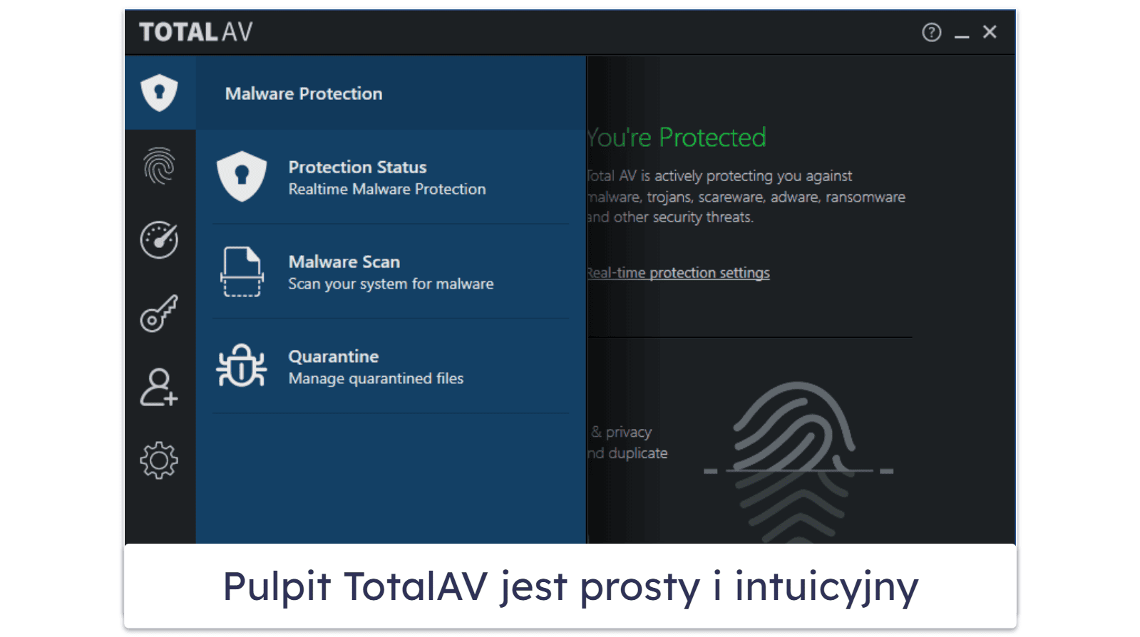 4. TotalAV Free Antivirus: Najbardziej intuicyjny darmowy antywirus