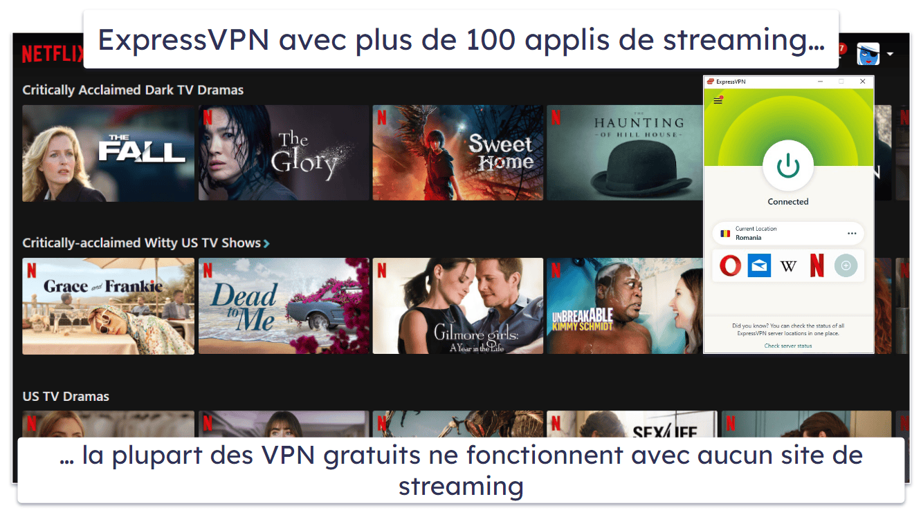 🥇1. ExpressVPN — meilleur VPN d’ensemble en 2024