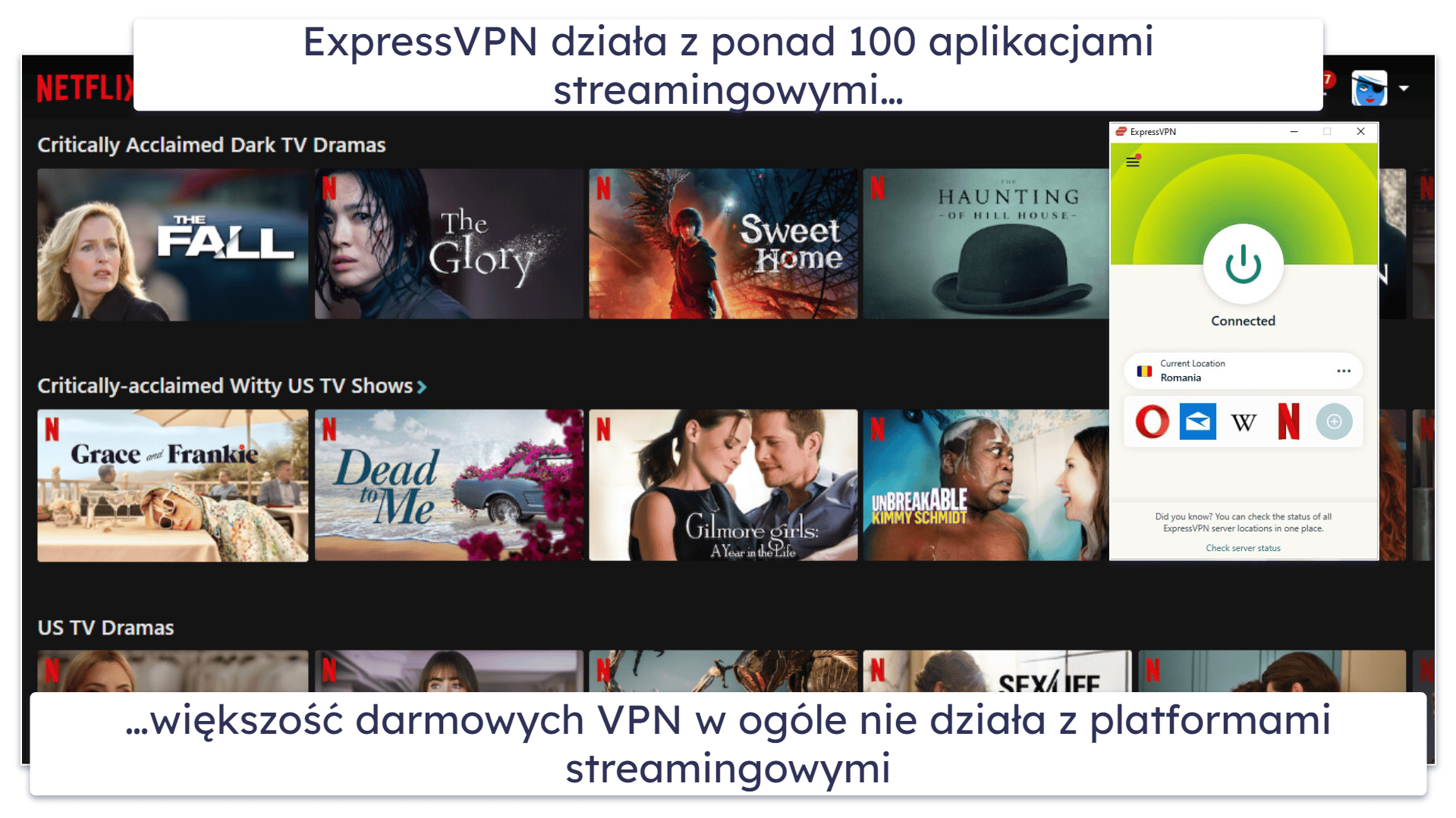 🥇1. ExpressVPN — najlepsza sieć VPN w 2024