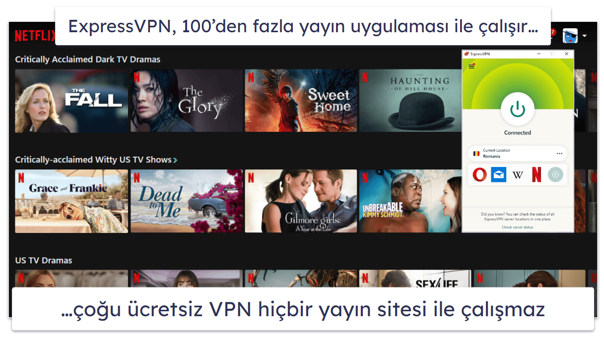 🥇1. ExpressVPN – 2024 yılında genel olarak en iyi VPN