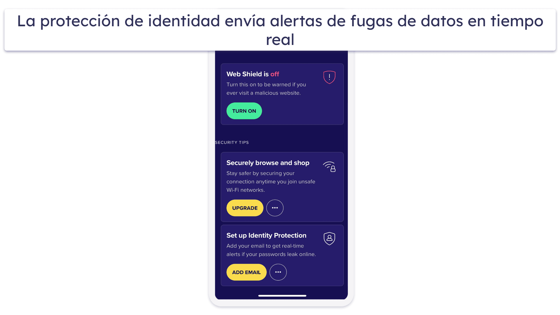 5. Avast Seguridad y Privacidad para iOS: Ofrece un análisis de red básico y un almacén de fotos cifrado