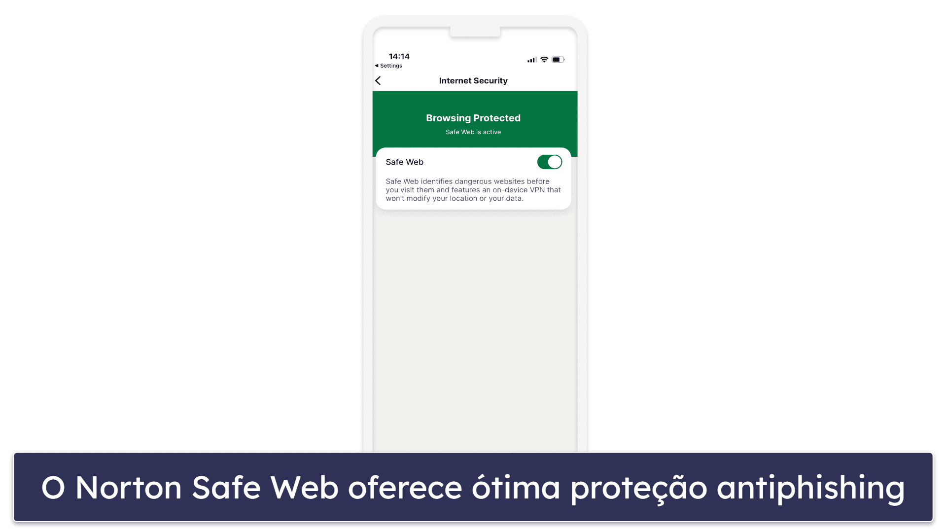 1.🥇 Norton Mobile Security — Melhor app antivírus premium para iOS