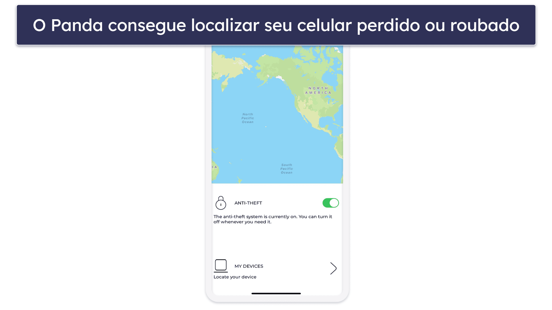 4. Panda Dome para iOS — Rastreamento GPS preciso e boas ferramentas antirroubo