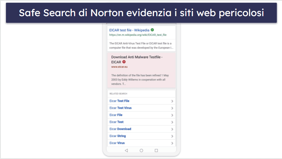 🥇1. Norton — Protezioni avanzate di sicurezza informatica per Android