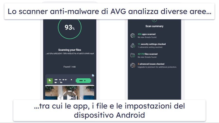 8. AVG — Funzioni di sicurezza semplici e app intuitiva