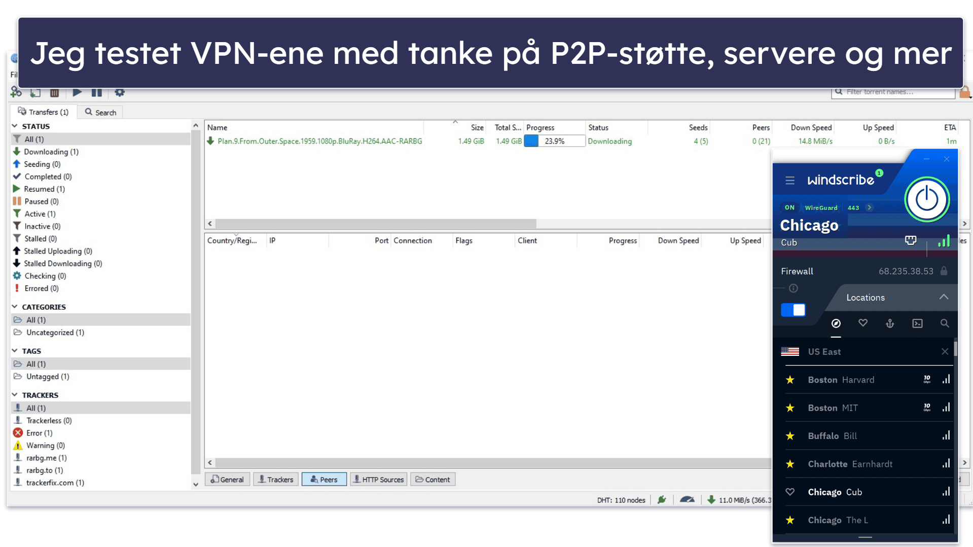 Testmetode: Sammenligning og rangeringskriterier