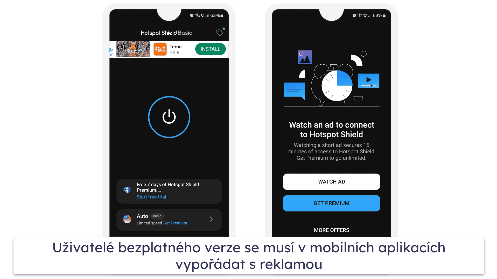 4. Hotspot Shield – Dobrá pro bezpečné surfování