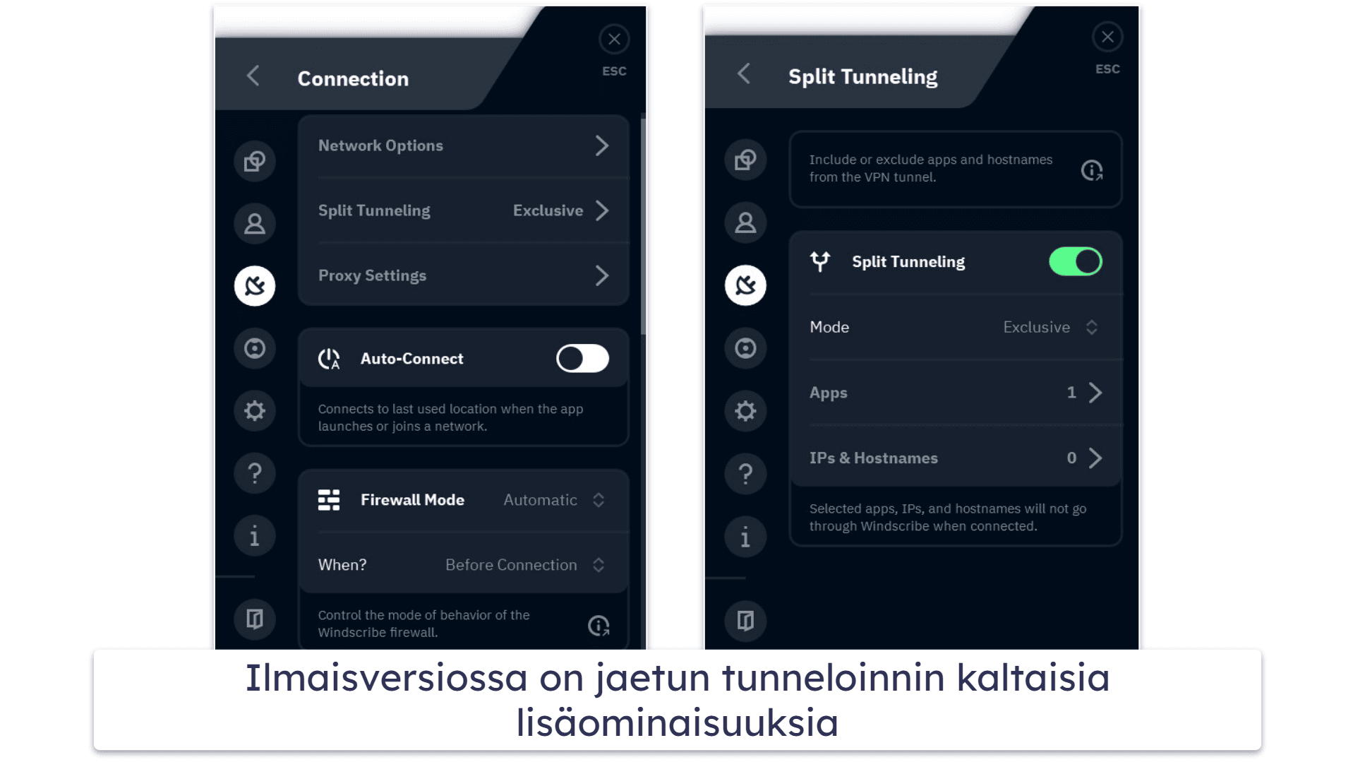 5. Windscribe – Hyvä ilmainen VPN-yhteys suoratoistoon