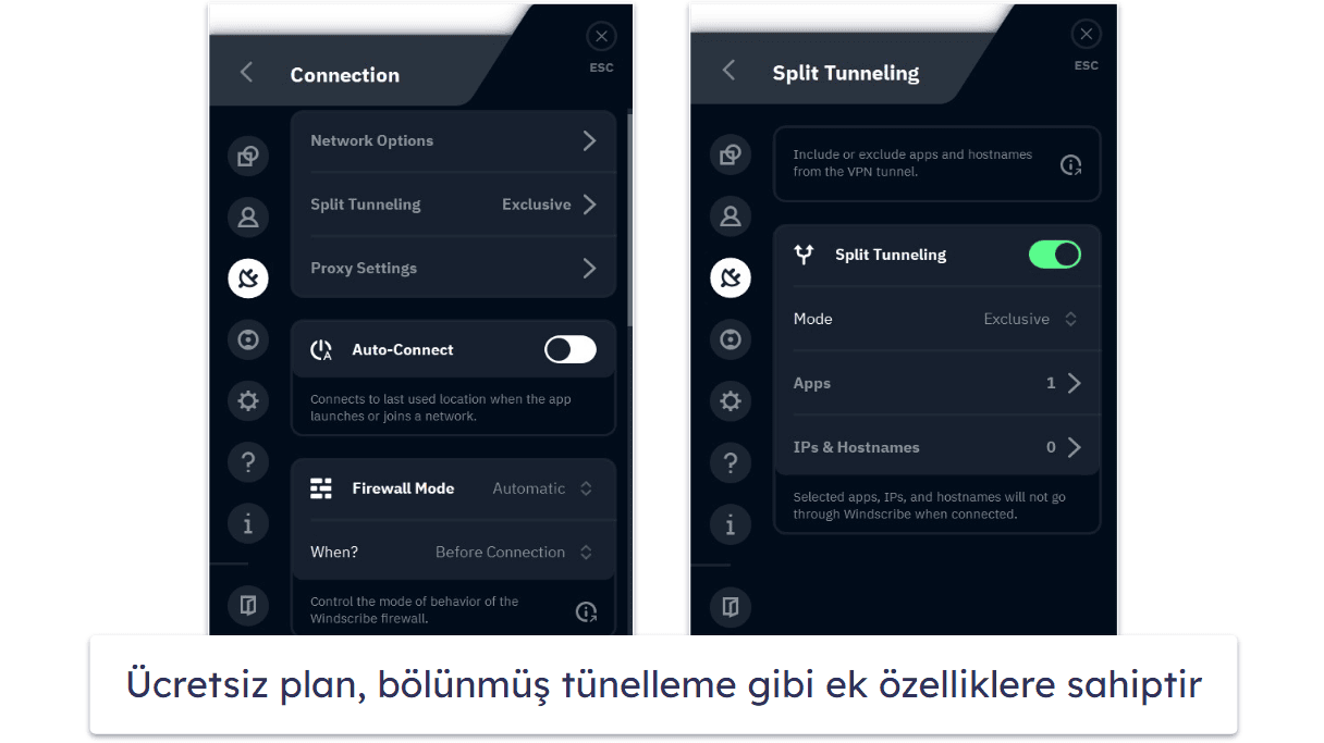 5. Windscribe – Yayın İzlemek için Makul Ücretsiz VPN