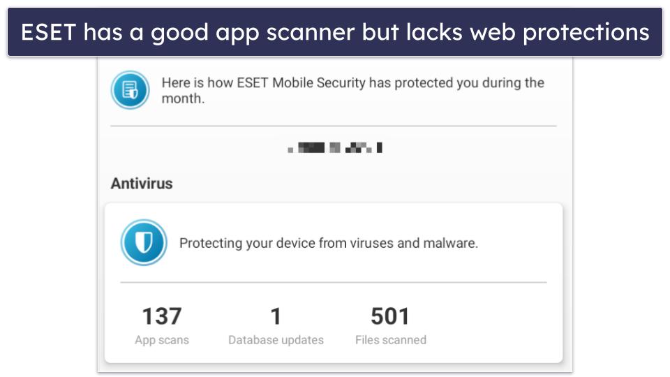 8. ESET Mobile Security — Useful Antivirus for Chromebooks (Includes Payment Protection)