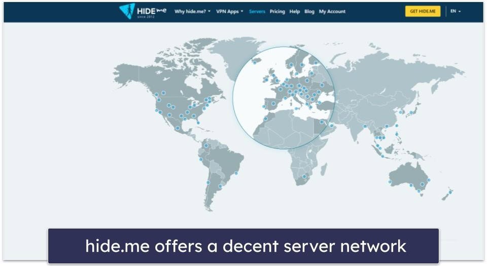 hide.me Servers &amp; IP Addresses — A Medium-Sized Network + Dedicated Streaming Servers