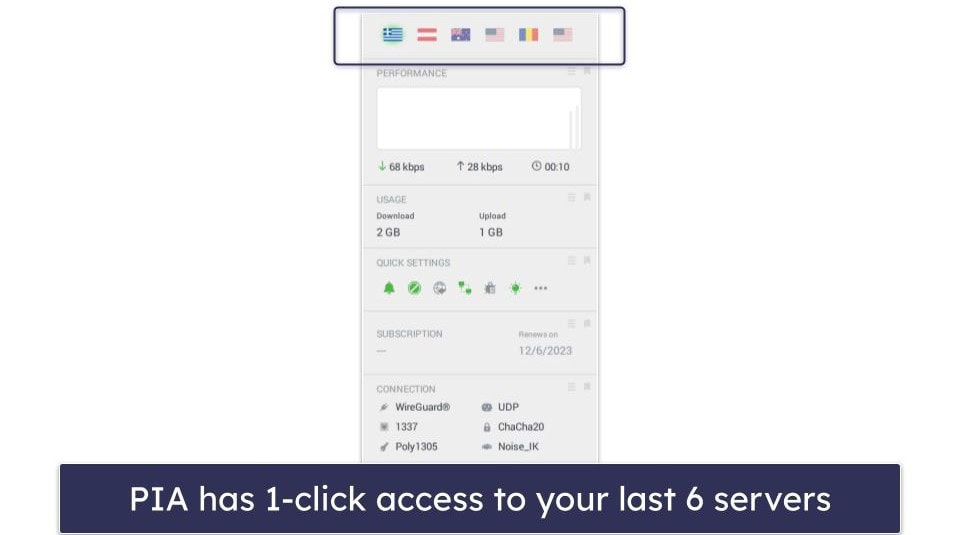 🥈2. Private Internet Access — Customizable VPN for Getting an Israeli IP address
