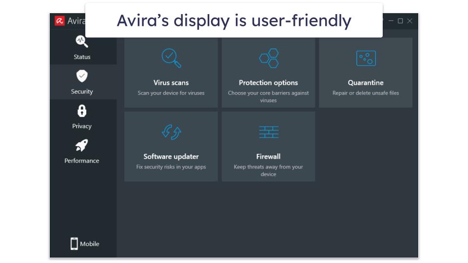 6. Avira Free Security for Windows — Advanced Cloud-Based Malware Scanner With System Cleanup