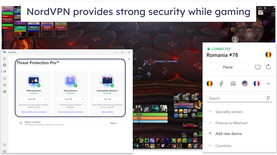 4. NordVPN — Good VPN for Secure Gaming &amp; Hosting Virtual LAN Parties