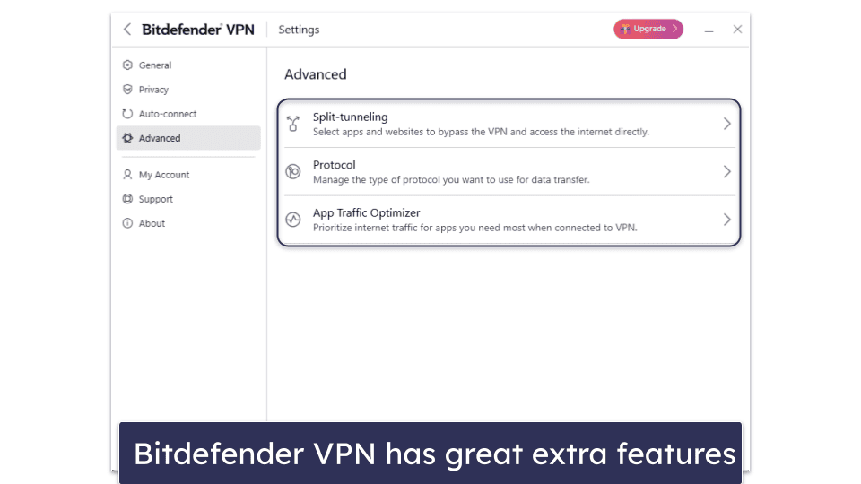 Bitdefender Premium VPN Features