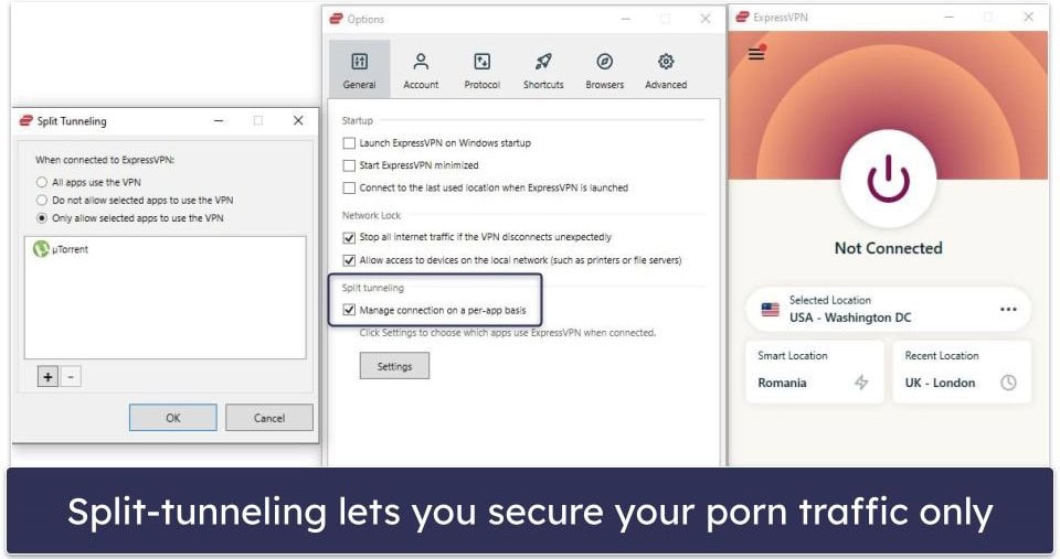 🥇 1. ExpressVPN — Best VPN for Accessing Porn Sites Securely in 2024