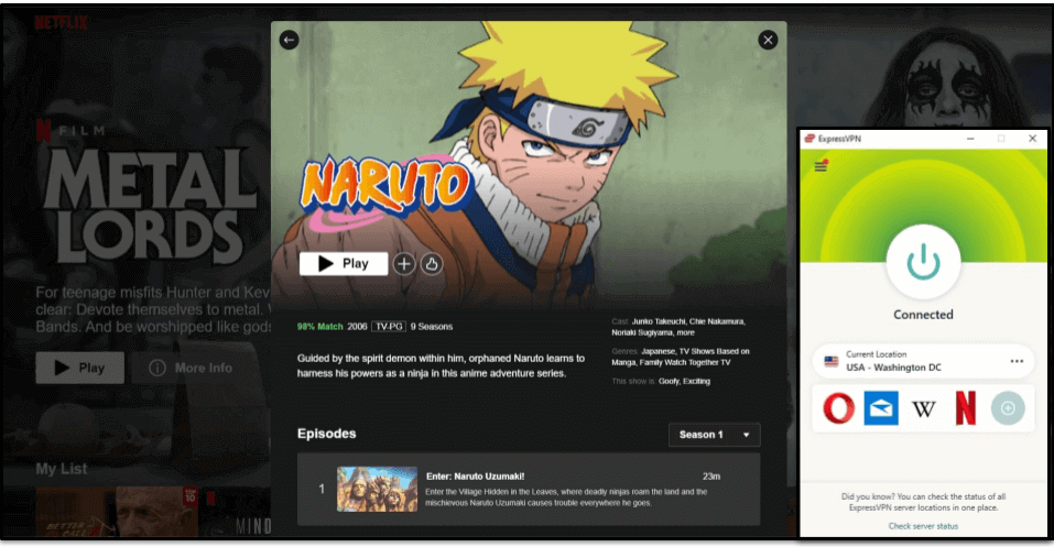 Naruto na Netflix