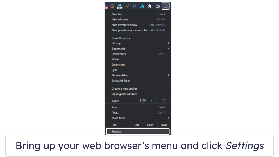 Preliminary Step: Remove Any Suspicious Extensions and Reset Your Web Browser’s Default Settings