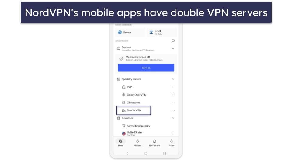 4. NordVPN — Has Great Mobile Security Features