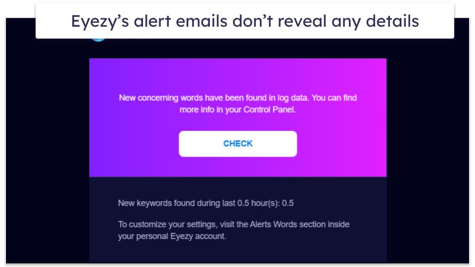 Eyezy Features — Spying Tool That Requires Some Manual Setup