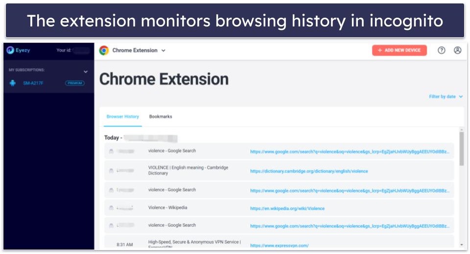 Eyezy Features — Spying Tool That Requires Some Manual Setup