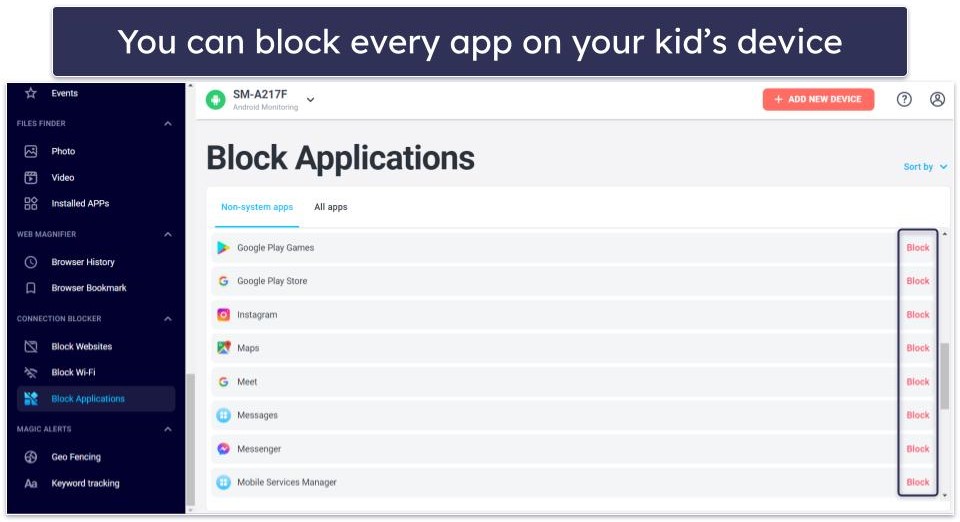 Eyezy Features — Spying Tool That Requires Some Manual Setup