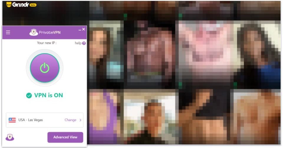 🥉3. PrivateVPN — Grindr için Kullanımı Kolay VPN