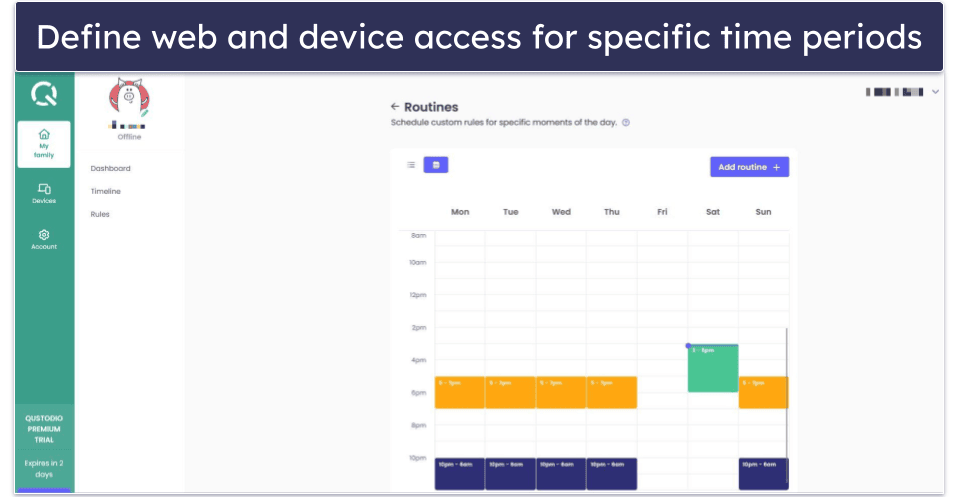 Qustodio Features — Great Filtering, Scheduling &amp; Reports (Plus YouTube Monitoring)