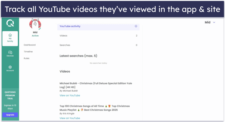 Qustodio Features — Great Filtering, Scheduling &amp; Reports (Plus YouTube Monitoring)