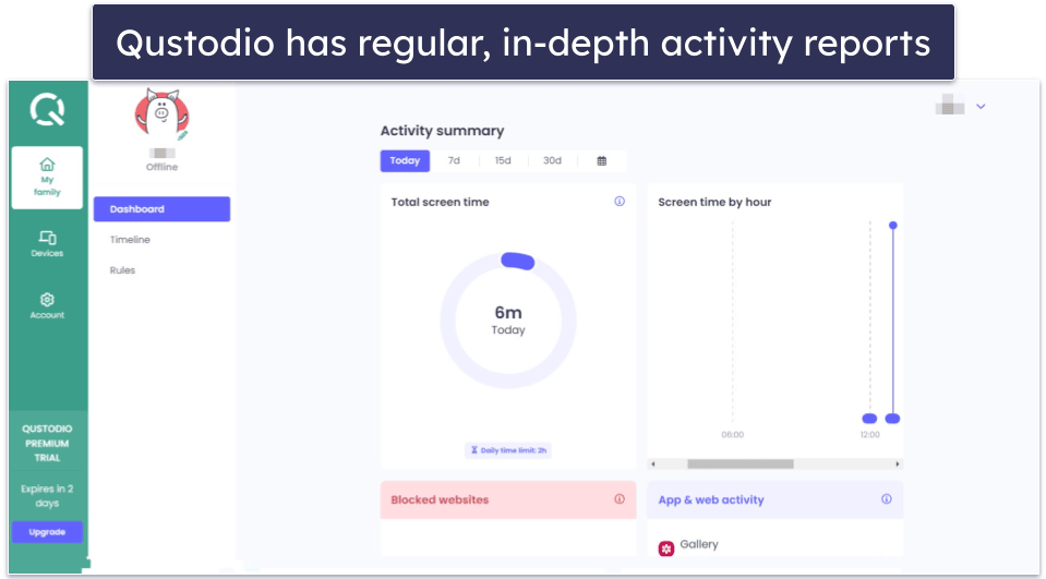 Qustodio Features — Great Filtering, Scheduling &amp; Reports (Plus YouTube Monitoring)