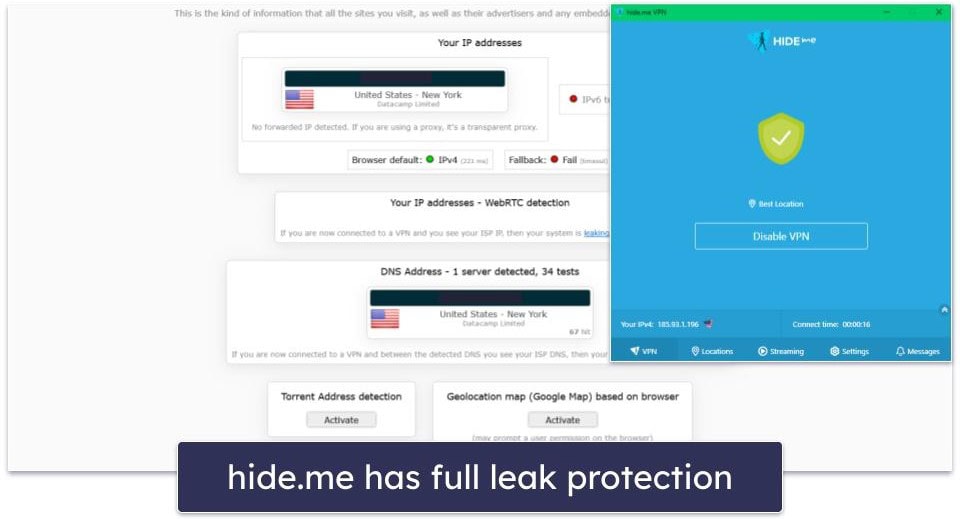 2. 🥈 hide.me — Best Free VPN for India With Unlimited Data &amp; Many Free Servers