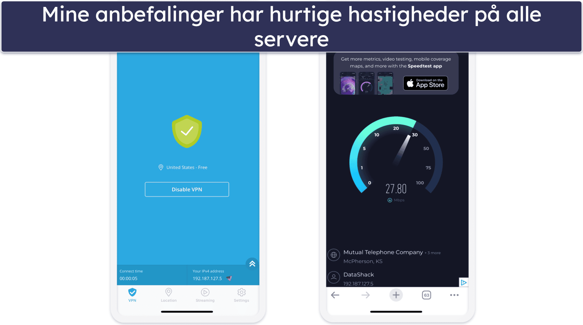 Testmetodologi: Sammenlignings- &amp; Rangeringskriterier