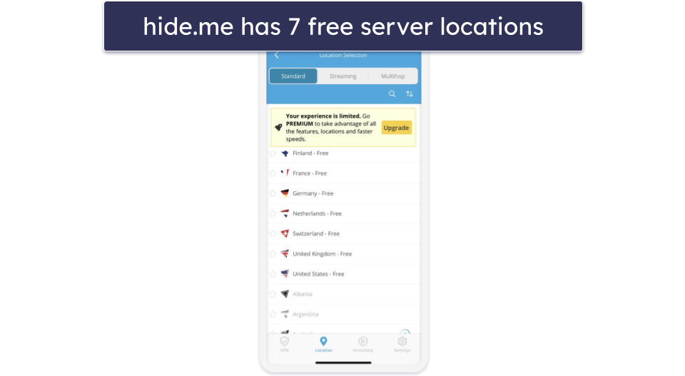 🥉3. hide.me — Good Free VPN for Beginners