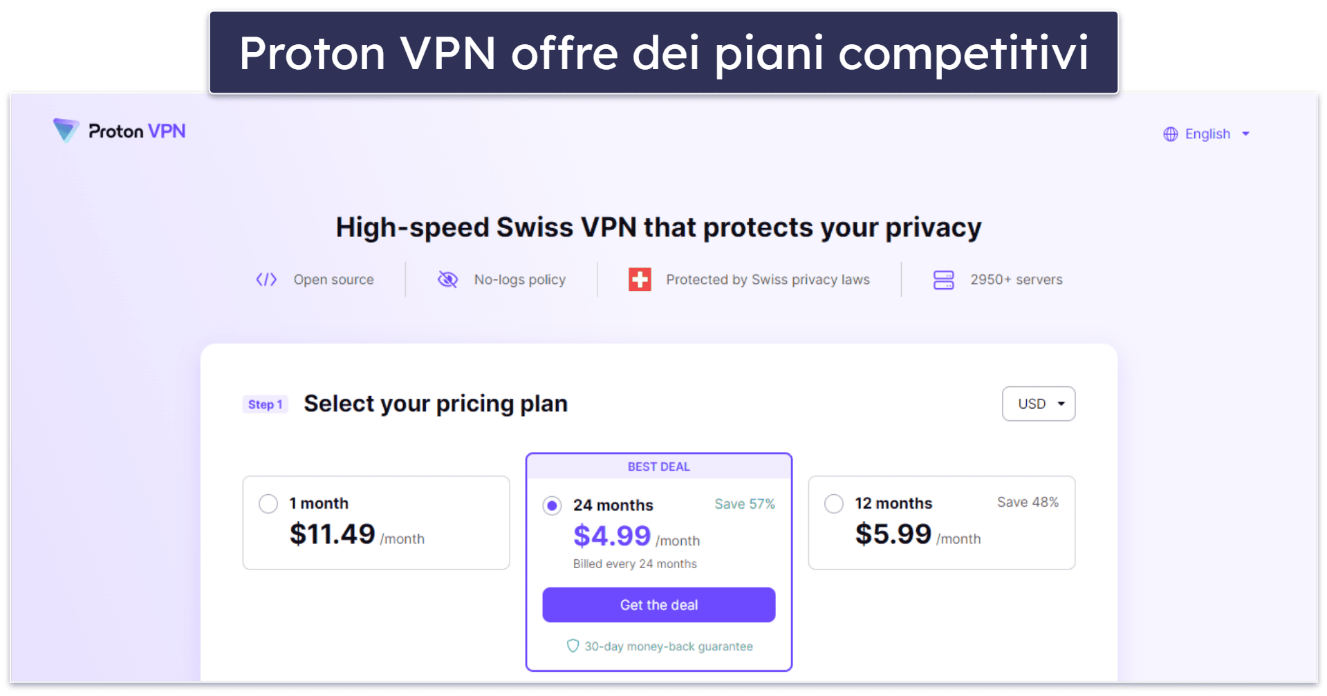 7. Proton VPN — Funzioni di sicurezza e privacy di prim’ordine