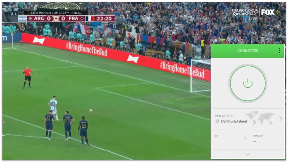 🥈2. Private Internet Access — Great for Streaming the FIFA World Cup on Mobile