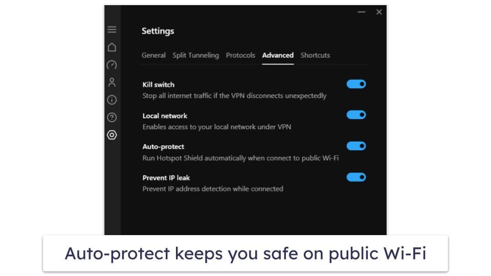 4. Hotspot Shield — Good VPN for Surfing the Web (With Unlimited Data)