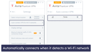 🥉3. Avira Phantom VPN — Large Free Server Selection for Torrenting on Mobile