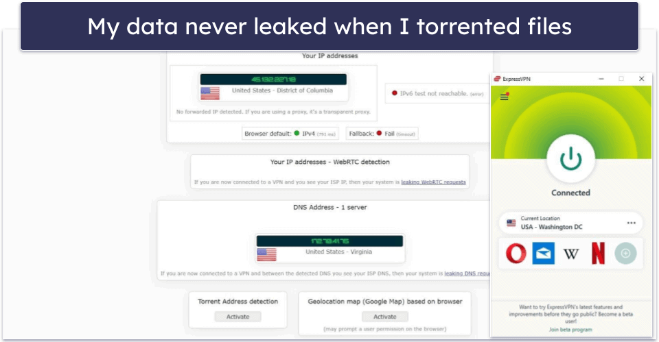 🥇1. ExpressVPN — The Best VPN for Torrenting in 2024