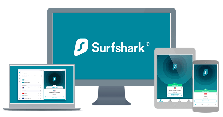 5. Surfshark — ótima VPN para famílias grandes e altamente acessível