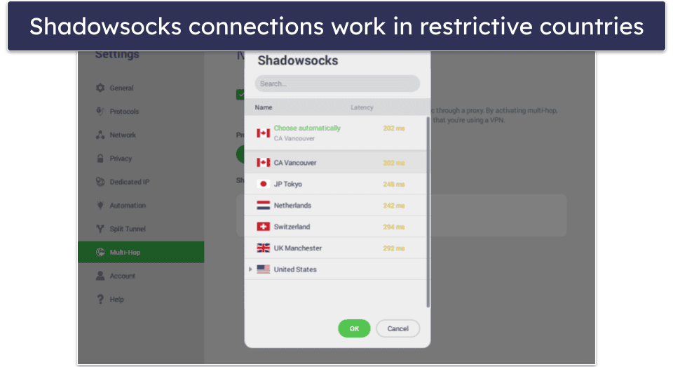 🥈2. Private Internet Access — Access ChatGPT From Restrictive Countries