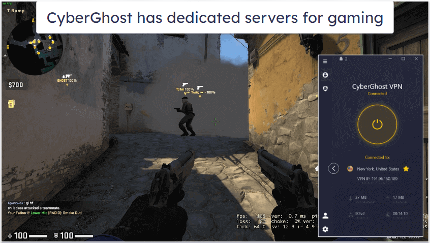 Gaming — CyberGhost VPN Is the Better Option