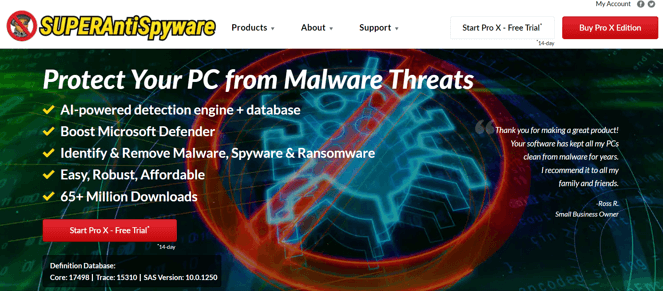 Anti spyware designed to prevent software programs
